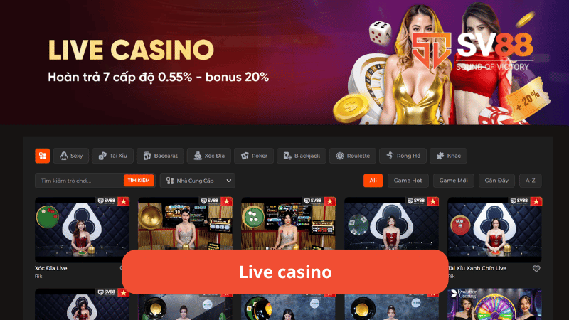 Live casino